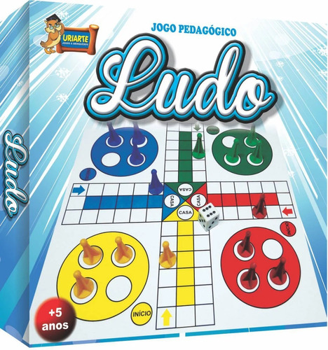 Jogo Tabuleiro Pedagógico Família Estratégia Ludo Original 