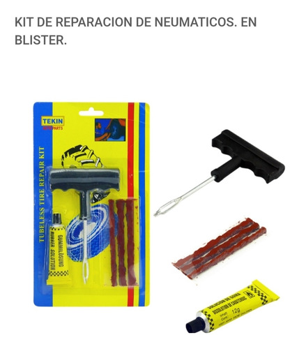 Kit De Reparacion De Neumaticos. En Blister