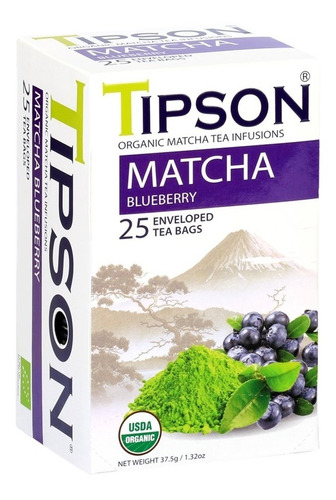 Tipson Té Matcha Variedades 25 Bolsitas / Qué Té Quieres