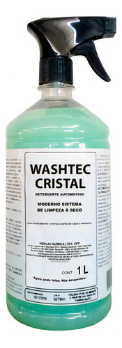 Washtec Cristal Shampoo Automotivo Henalu Lavagem A Seco 1 L