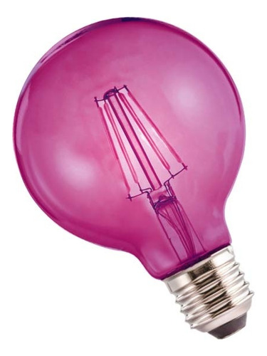 Lamparas Led Filamento 4w G80 Interelec Colores Color De La Luz Violeta