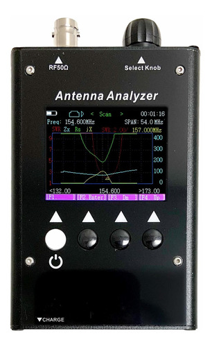 Latnex Ata-60m 0.5-60mhz Swr Antena Analizador Portatil Cb