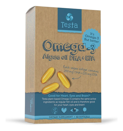 Complemento Alimenticio De Omega-3, Basado En La Planta Dha