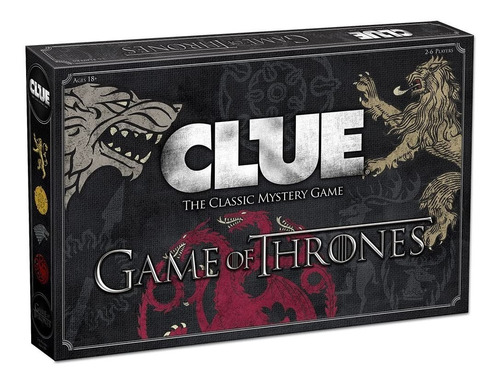Juegos De Mesa Clue Games Of Thrones Edición Especial 