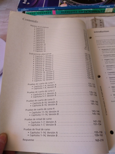 Recursos Para La Evaluación Álgebra 2 Prentice-hall (Usado)