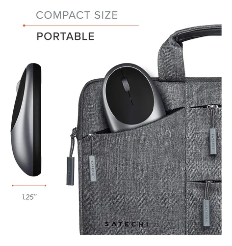 Mouse Bluetooth Satechi M1 De Aluminio Recargable Para Mac