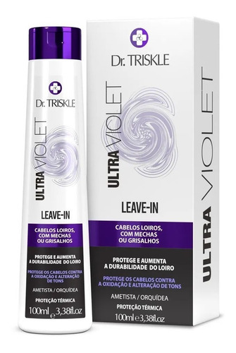 Leave-in Para Cabelos Loiros Ultra Violet Dr Triskle 100ml