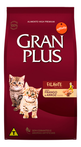 Comida Para Gatitos Gran Plus Sabor Pollo Y Arroz 3kg