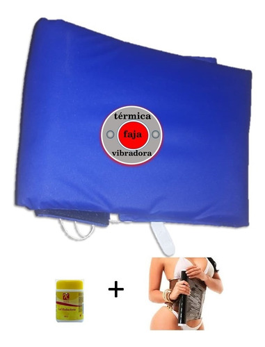 Kit Faja Termovibradora Electrica (faja, Gel Y Osmotico)