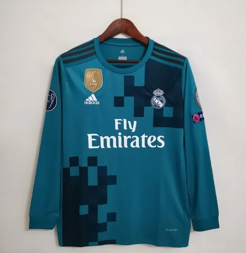 Jersey Real Madrid 17/18 Manga Larga Ronaldo #7