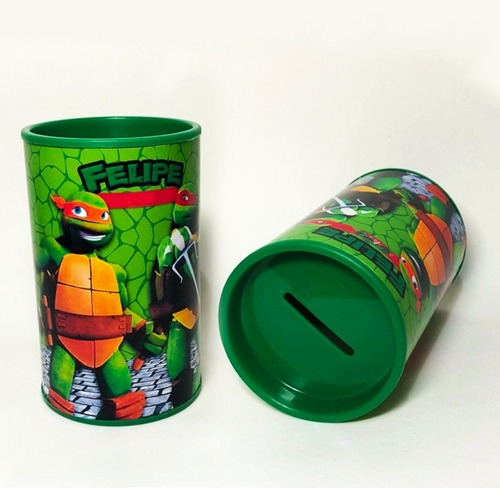 10 Alcancías Golosineras Sorpresitas Souvenir Tortugas Ninja