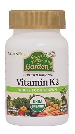 Nature's Plus Source Of Life Garden Cápsulas De Vitamina K2