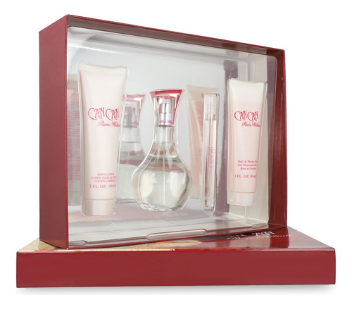 Set Paris Hilton Can Can 4pzs Para Dama