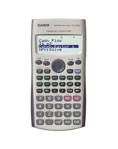 Calculadora Financiera Casio Fc 100v