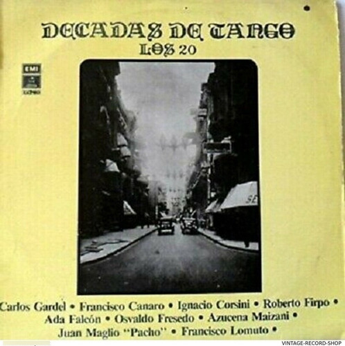Decadas Del Tango Los 20-varios Coleccionista Lp