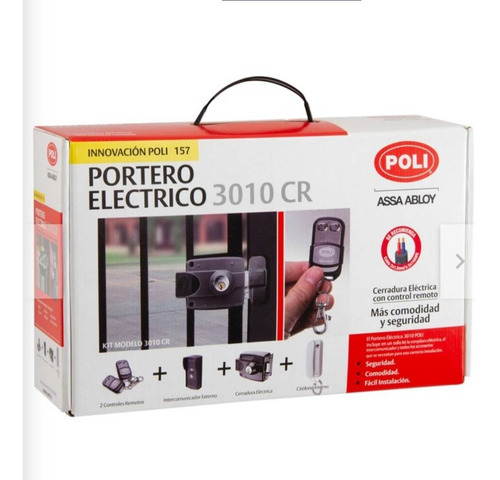 Cerradura Eléctrica Con Portero Y Control Remoto Md1942247