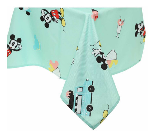 Mantel De Mickey Y Minnie Mouse Color Menta