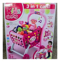 Comprar Coche Didactico De Compras De Kids Rosado Y+regalo Agendita
