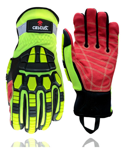 Cestus Deep Iii Pro - Guantes De Extricacion Resistentes, Ni