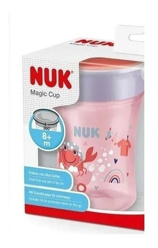 Vaso Vasito Nuk Bebe Magic Cup 250 Ml +8 Meses 360 Antigoteo