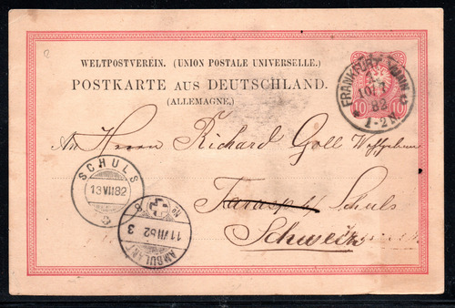 Alemania, Poskarte, Reich, Historia Postal (ge-05)