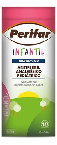 Perifar® Infantil X 10 Comprimidos - Ibuprofeno Pediátrico