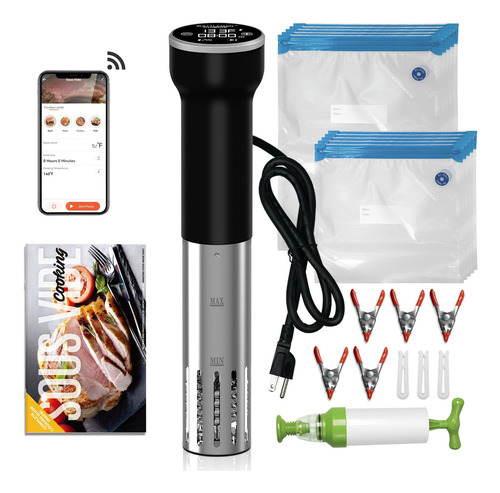 Maquina Sous Vide Wi-fi, Cocina Precisa Para Circulador De I