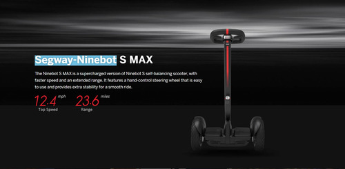 Segway Ninebot S-max Smart Self-balancing Electric Scooter