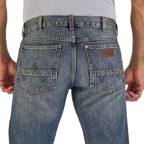Imagen 3 de 6 de Jeans Vaquero Wrangler Hombre Retro Slimstraight Zdk