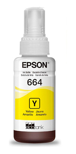 Tinta Epson T664 Yellow | L110, L365, L565, L200, L210, L555