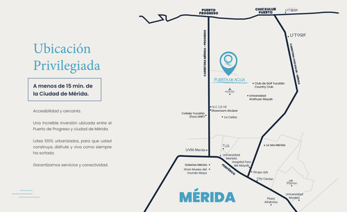 Lotes En Venta En Privada Residencial Aquareal, Carretera Progreso.