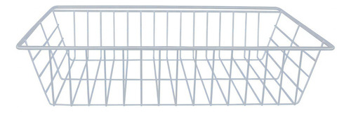 Cesto Cestinha Gaveta Aramado Para Fruteira Branco M2 Aço