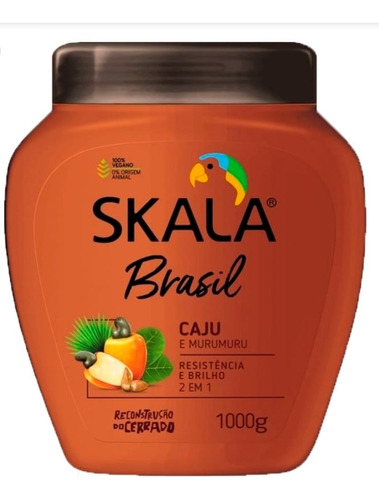 Máscara 2 En 1 Skala Caju Liberada 1 Kg Nutrición