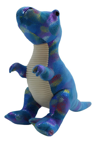 Peluche Dinosaurio Trex Gigante Apego 80cm Tornasolado Unico