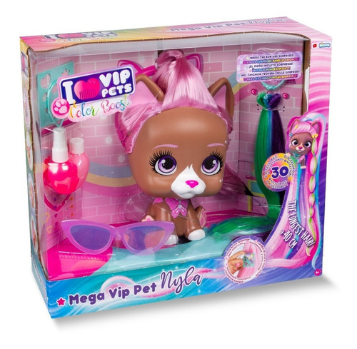 Imagen 1 de 10 de Vip Pets Muñeca Mega Nyla Mascotas Accesorios Pelo Fashion