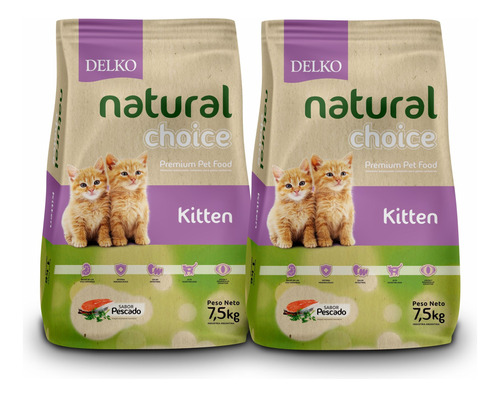 Alimento Natural Choice Kitten 7.5 Kg Pack X 2