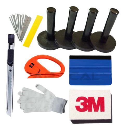 Economía Combo Pro Tool Kit Coche Vinilo Envolver Enjugador 