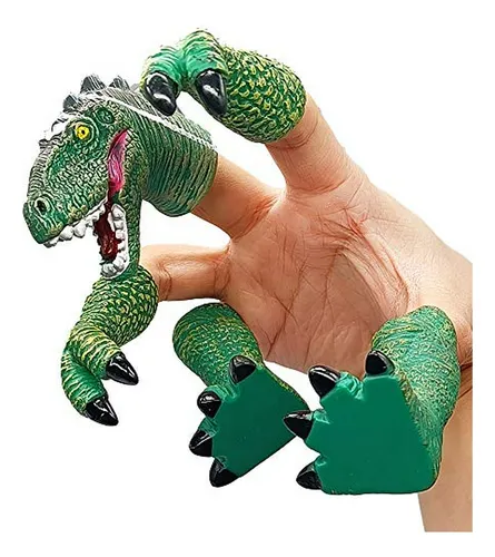 Set De Títeres De Dedo De Dinosaurios, Teatro De Títeres De