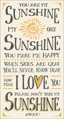 ¡mi Palabra  You Are My You Are My Sunshine Letrero De...