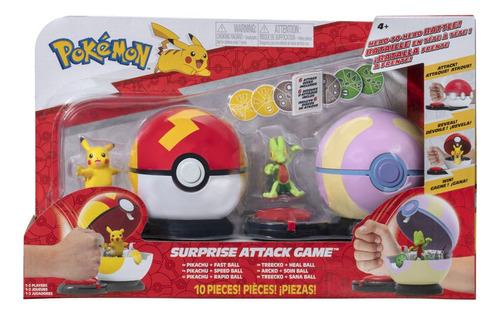 Figuras Pokemon Pokebolas Pikachu Vs Treecko