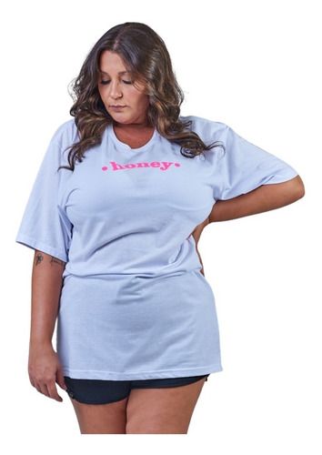 Camiseta Plus Size Feminina Honey