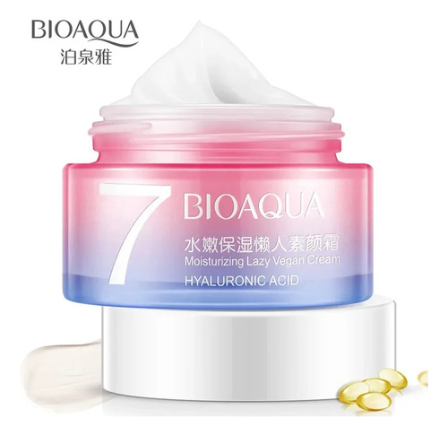 Crema Facial Bioaqua Hidratante 7 Cremas Veganas Perezosas D