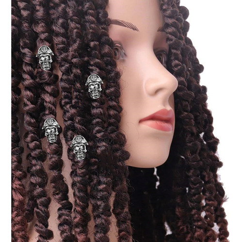 Dread Beads, Beard Beads, Dreadlocks, 10 Unidades