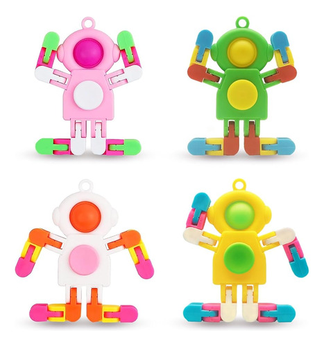 Paquete De 4 Nuevos Juguetes Sensoriales Fidgets Para Niños 