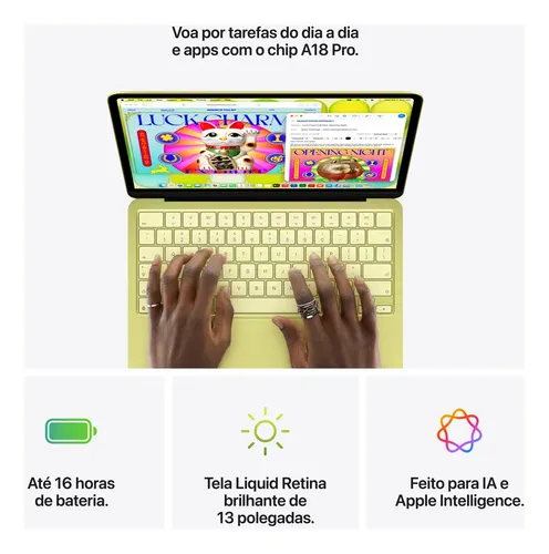 Macbook Neo A18 Pro 8g/512gb 13 Citrus | Parcelamento sem juros