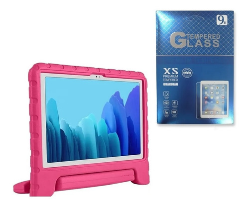 Vidrio Templado + Funda Generica Tablet P/ Samsung A8 T295