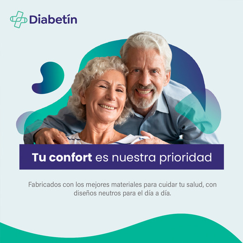 6 Pack Calcetines Para Diabéticos Para Caballero