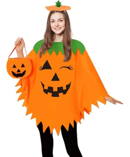 Disfraz De Calabaza De Halloween Para Mujer: