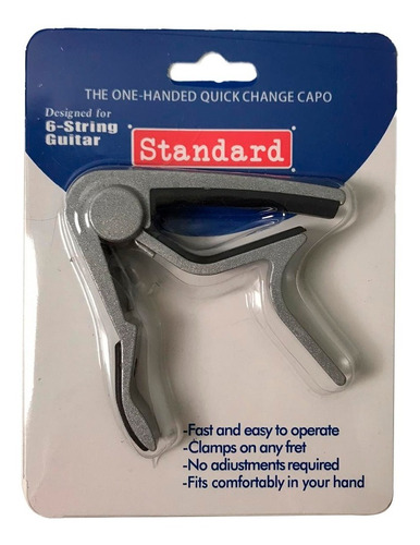 Imagem 6 de 7 de Capotraste Para Violão Aço E Guitarra Standard Capo03