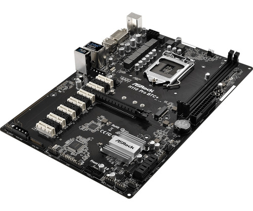 Asrock H110 Pro Btc+ 13 Gpu Mining Motherboard Eth En Stock